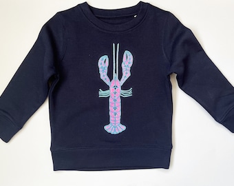 Navy LOBSTER Kids Sweatshirt