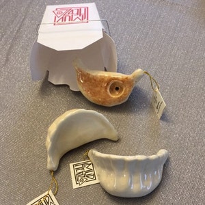 Dumpling Pipe Pot Sticker Pipe Gyoza Pipe Momo Pipe Perogie Pipe Peking Ravioli Pipe Dumpling Lover Ceramic Pipe Clay Pipe Best seller