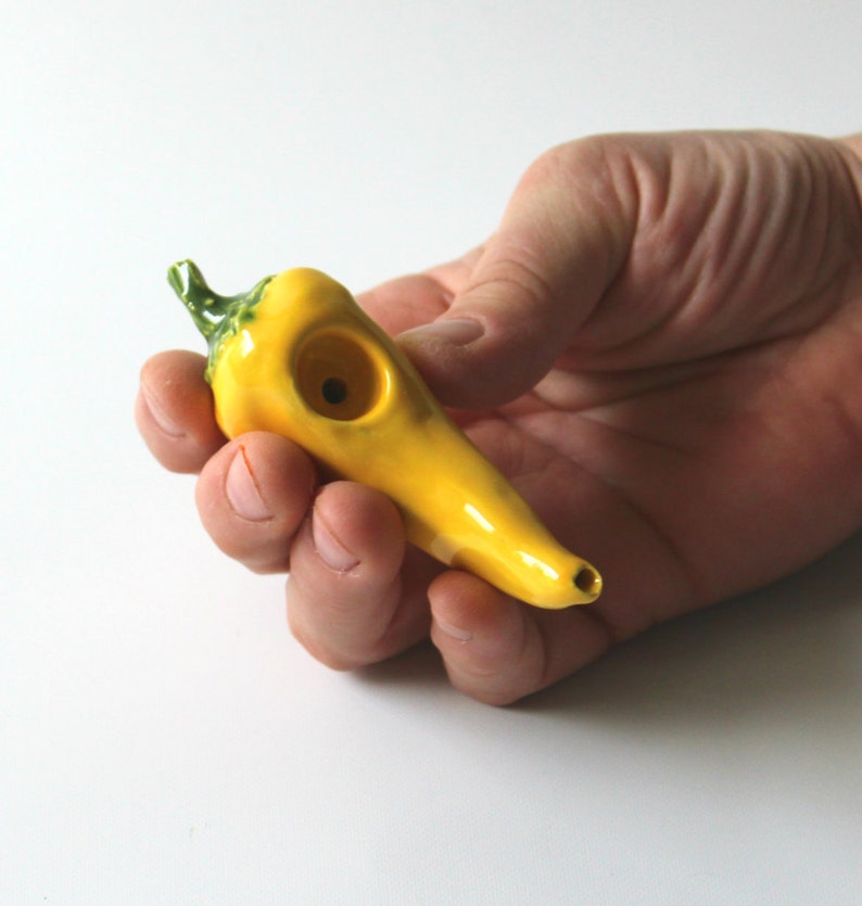 Fresno Pepper pipes Chili Pepper Pipe Hot Pepper Pipe Jalapeno Pepper Pipe Red Yellow Orange Pepper Pipe Cute Pipe Small Pipe Best Seller image 3