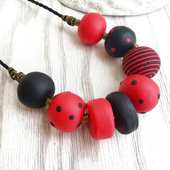 Red /& Black Jewelry Set