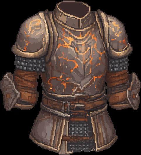 Draconic Chest Armor Sprite Sheet | Fiery Dragon Plate Hauberks, RPG ...