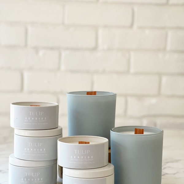 Coconut Apricot Candle Wax Wooden Wick Etsy