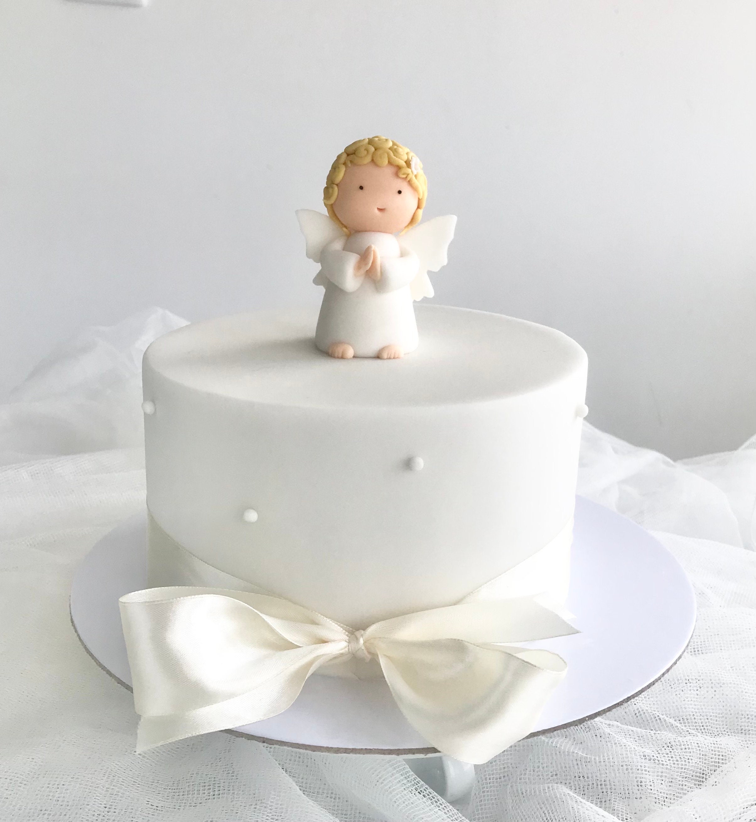 Mujiang Baptism Cake Decorations Set - 6 Piece Silicone Fondant Mold (Cross, Angel Baby) - View #7
