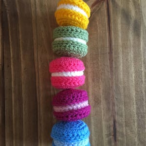 Patron de macaron français au crochet MODELE UNIQUEMENT image 3