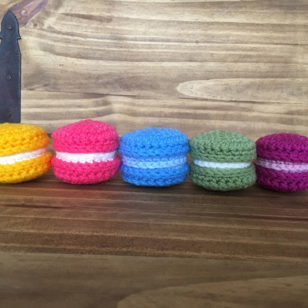 Patron de macaron français au crochet **MODELE UNIQUEMENT**