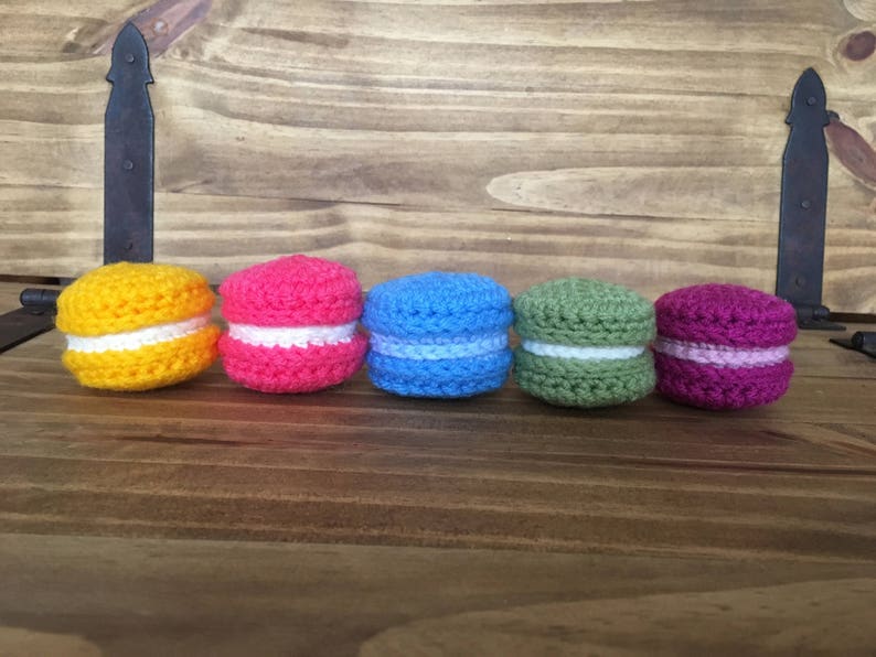 Patron de macaron français au crochet MODELE UNIQUEMENT image 1