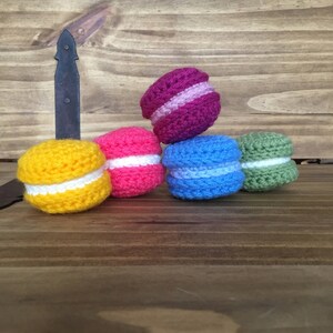 Patron de macaron français au crochet MODELE UNIQUEMENT image 2