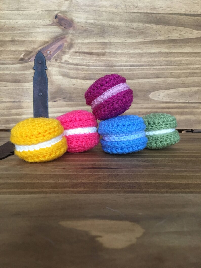 Patron de macaron français au crochet MODELE UNIQUEMENT image 2