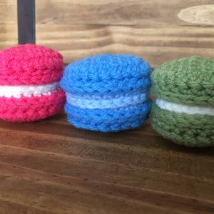 Patron de macaron français au crochet MODELE UNIQUEMENT image 4