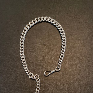 Antique Sterling Silver Pocketwatch Chain