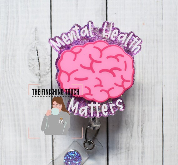 Mental Health Matters Brain Badge Reel Mental Health Matters Brain Badge Reel