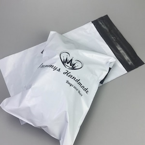 100 piezas para sobres de polietileno planos de 10 x 14 pulgadas, bonitos sobres autoadhesivos para envíos, sobres, bolsas de envío personalizadas, bolsas de plástico coloridas para correo