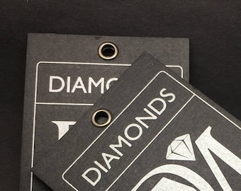 Custom Logo Hang Tags: Cardstock Clothing Tags with Eyelet
