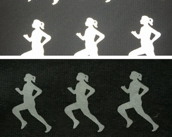 Custom Reflective Heat Transfer Logo Stickers for Clothing