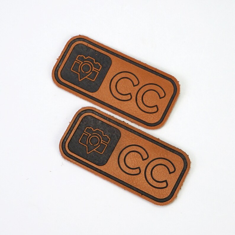 Custom leather patch logo, denim leather label, embossed leather patch, high quality leather patch image 6