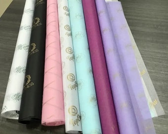 500PCS CUSTOM Tissue Paper, spersonalizowany papier chusteczkowy, spersonalizowany papier chusteczkowy z logo, spersonalizowany papier chusteczkowy na prezenty, bestseller