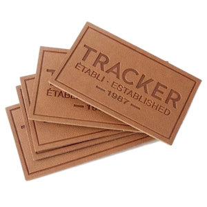 50 Custom Personalized leather patches with Logo, Text, or Initials - Blank Leather Patches , PU leather patch, Faux Leather Knitting tags