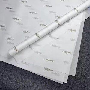500PCS CUSTOM Tissue Paper, Custom Printed Tissue Paper, Custom Logo Tissue Paper, Personalized Tissue Paper for Gifts,  Bestseller