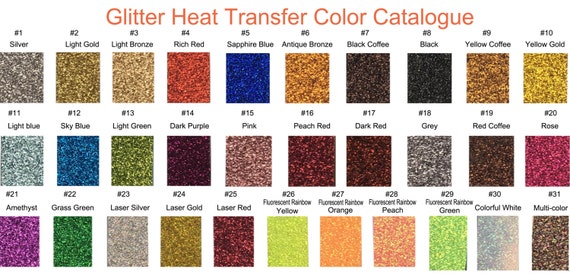 Glitter Heat Transfer Vinyl Sheets Rolls Wholesale Suppliers