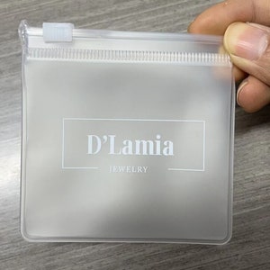 100-1000 Custom Frosted Zipper Bags Clear Ziplock Bag High 