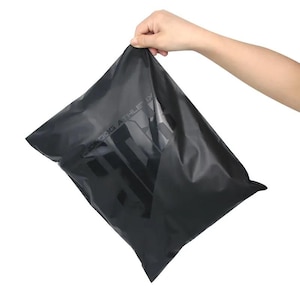 Customized Printed Matte Black Polymailers Clothing Packaging Poly Mailer Shipping Mailing Bags