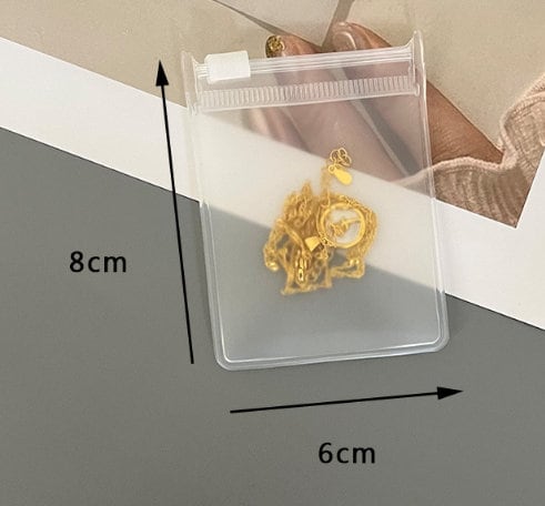 6X8 Cm Full Clear Front Colorful Back Resealable Small Mini Accessories Jewelry  Plastic Ziplock Bags with Hanging Hole - China Plastic Bag, Plastic Bags  with Handles