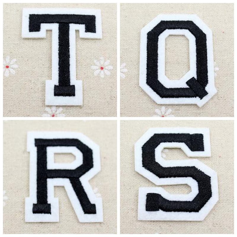 Wholesale Letter Patches Embroidered Letter Patches Iron on Etsy