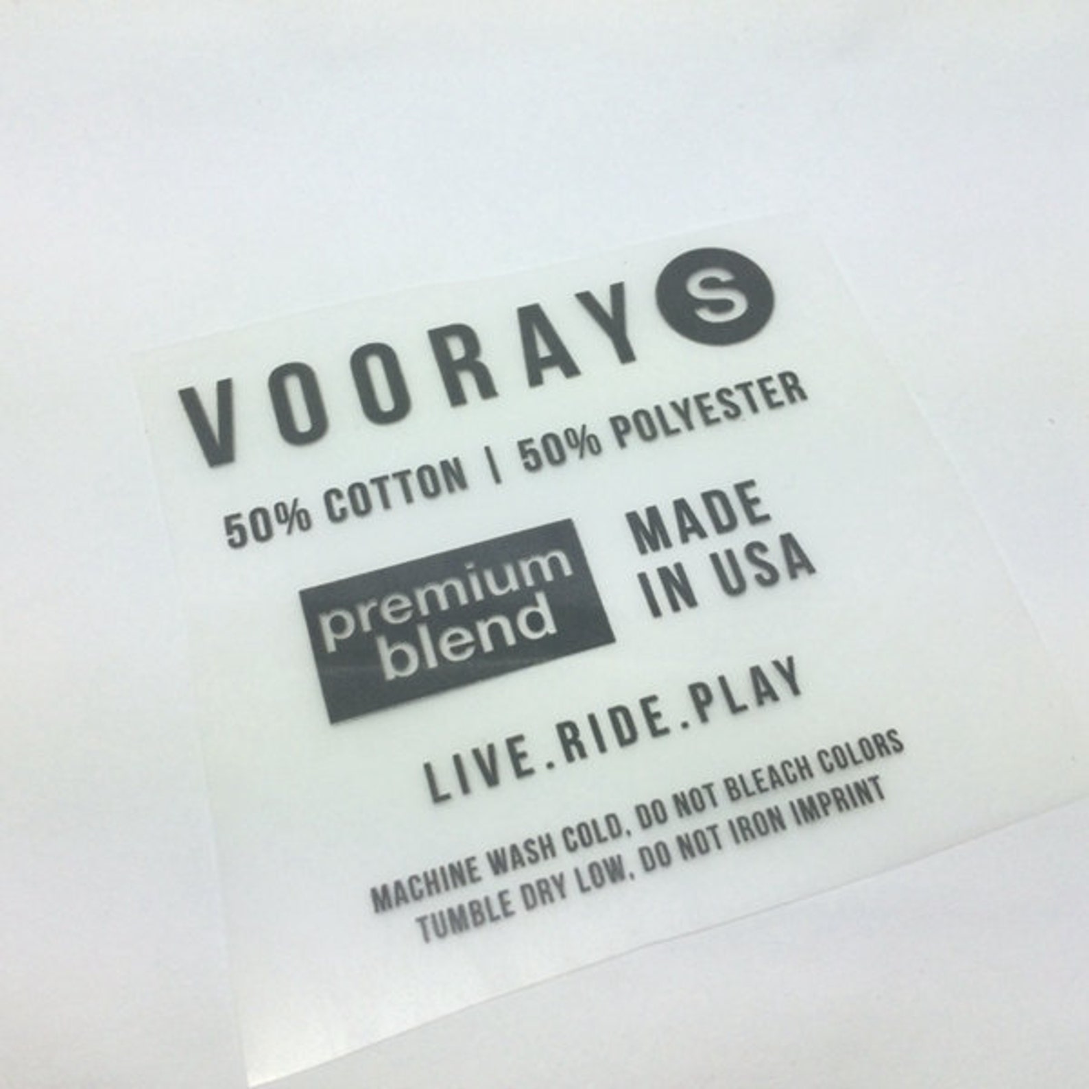 Custom tagless heat transfer care labels tagless heat Etsy