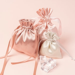 Satin Drawstring Bag, Soft Black, 2x2.5, 3x4, 4x6, 5x8, 6x9, 6x15, 8x13, or 12x15 in, jewelry storage pouch, gift bag, wedding favor, wine