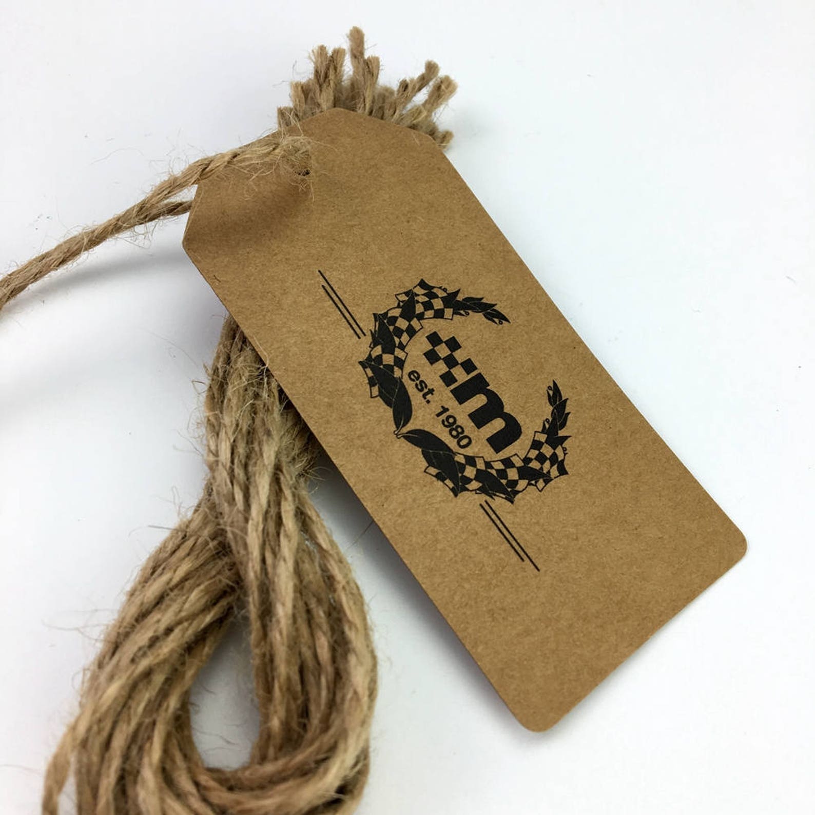 300 Custom Kraft Hang Tags Kraft Paper Hang Tags Kraft Tags Etsy