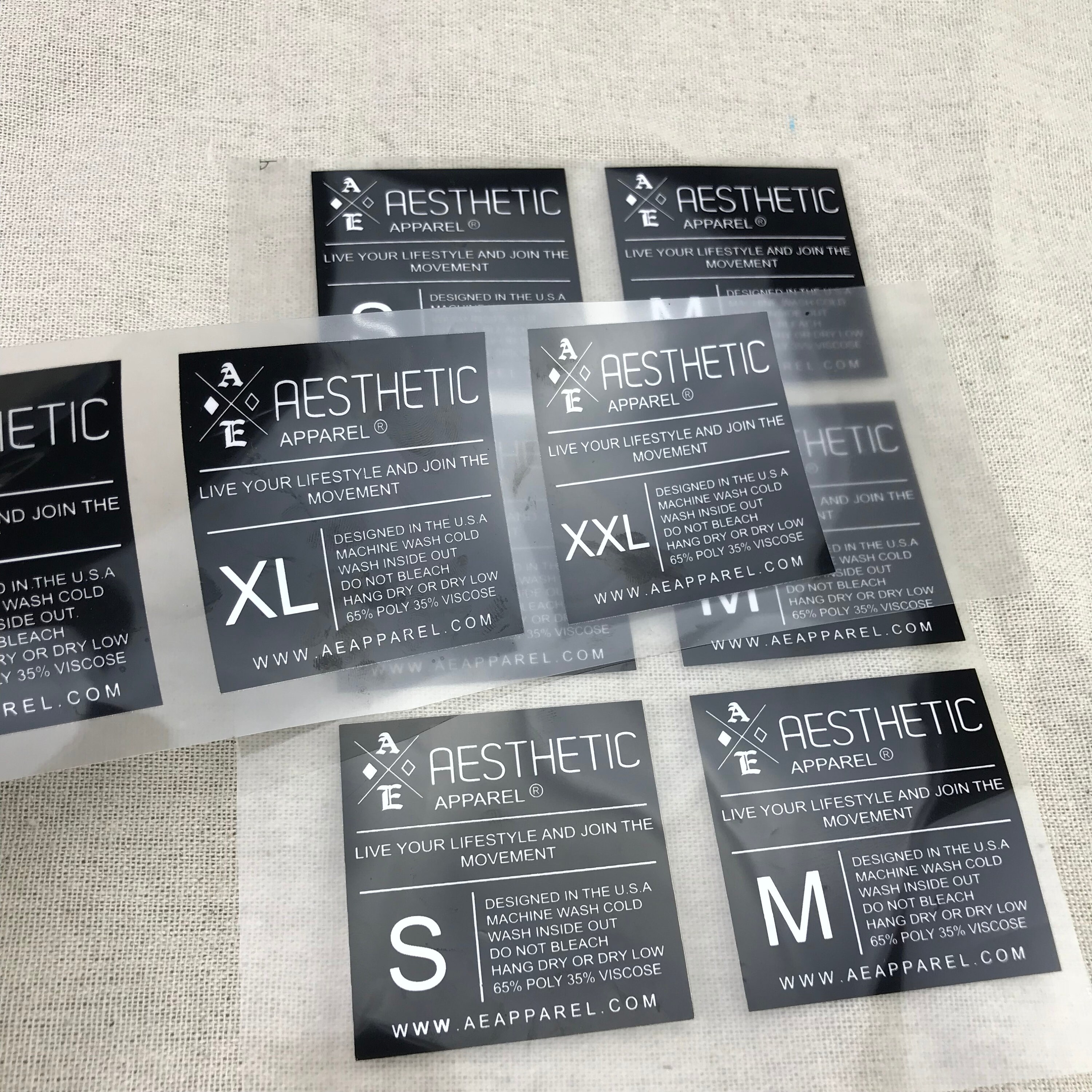 Custom heat transfer labels tagless heat transfer clothing Etsy