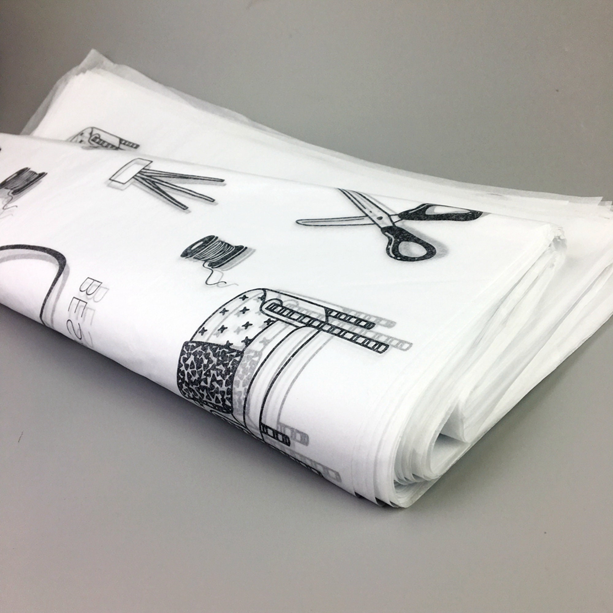 500 clothing Wrapping Paper sheet Custom Logo Print BLACK Etsy