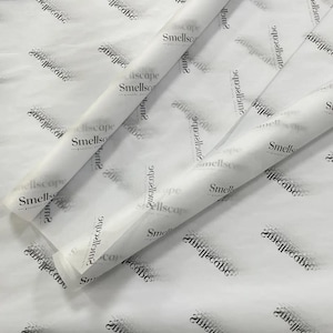 Carta velina personalizzata, carta da imballaggio, carta velina premium per imballaggio con marchio, carta con il tuo logo 112 gsm, piccola impresa, carta velina, riciclabile