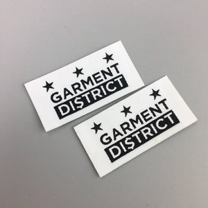 50pcs Custom Clothing Labels, woven labels, cleidung labels, woven label for clothing, clothing label printed, label sew on, hem labels