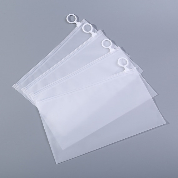 100-1000 Custom Frosted Zipper Bags Clear Ziplock Bag High 