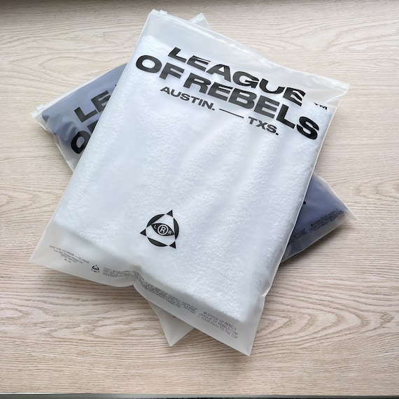 100 Custom Logo Frosted Kleidung Zip Lock Self Sealing Bag Kleidung Verpackung Frosted Zipper Bags gedrucktes Logo Etsy