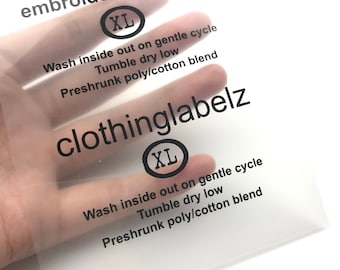Aangepaste labelloze kledinglabels voor warmteoverdracht