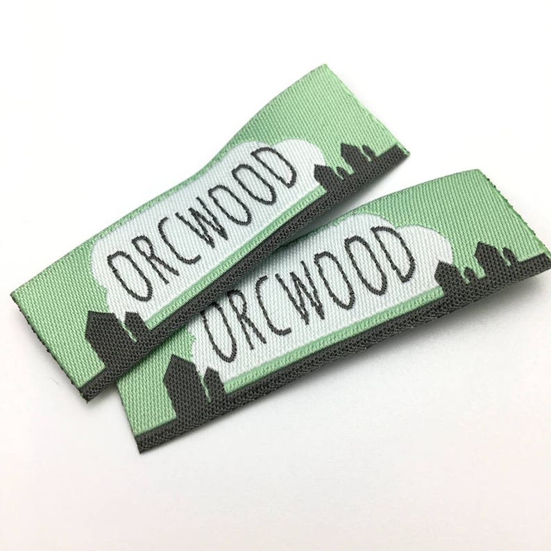 CUSTOM clothing woven neck labels for t shirts custom neck | Etsy