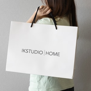 Bolsas de papel con logotipo personalizado para boutique, bolsas de compras con asa, bolsas para ropa, bolsas para productos, bolsas para boutique, bolsas de regalo para fiestas, bolsas para bodas