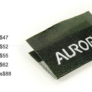 Custom woven label, fabric clothing labels, center fold woven labels for clothing, clothing label printed, brand woven label sew on