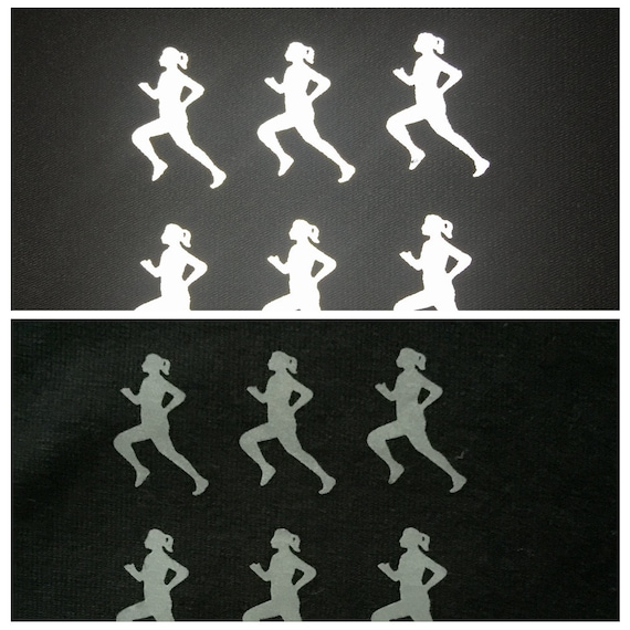 Custom Reflective Heat Transfer Logo Stickers for Clothing