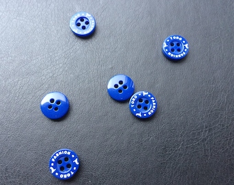 Custom Engraved Logo Resin Buttons: Four Hole Garment Buttons