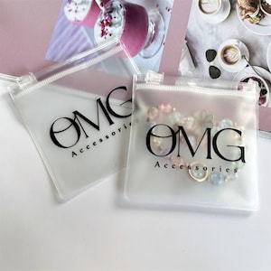 100 personalizado fosco fosco jóias zíper saco, personalizado embalagem de jóias de alta qualidade, personalizado jóias saco com seu logotipo