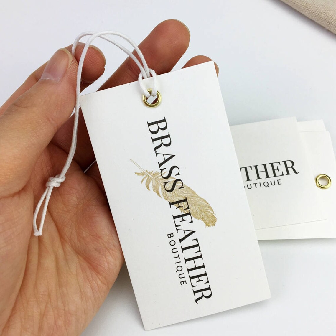 Custom Paper Hang Tags Eyelet Eyelet Hang Tag Eyelet Tags Etsy