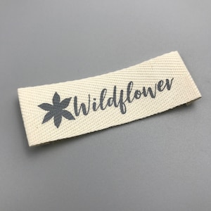 étiquette imprimée en coton personnalisée, étiquettes en coton imprimées, étiquette imprimée en coton de haute qualité pour vêtements