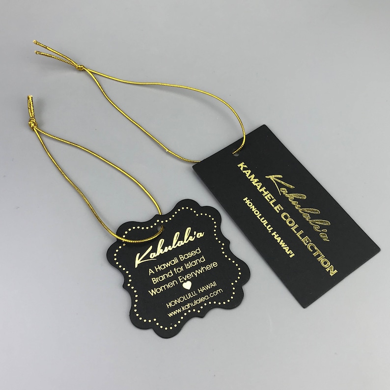 Custom Elastic Tags Elastic Hang Tag Hang Tag Elastic Loops Etsy