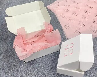 50 handgemachte Produktverpackungsboxen Großhandel | Schmuck Seife Kerze Kosmetik Verpackung Box | Weiß Schwarz Kraft Paper Box Geschenkbox