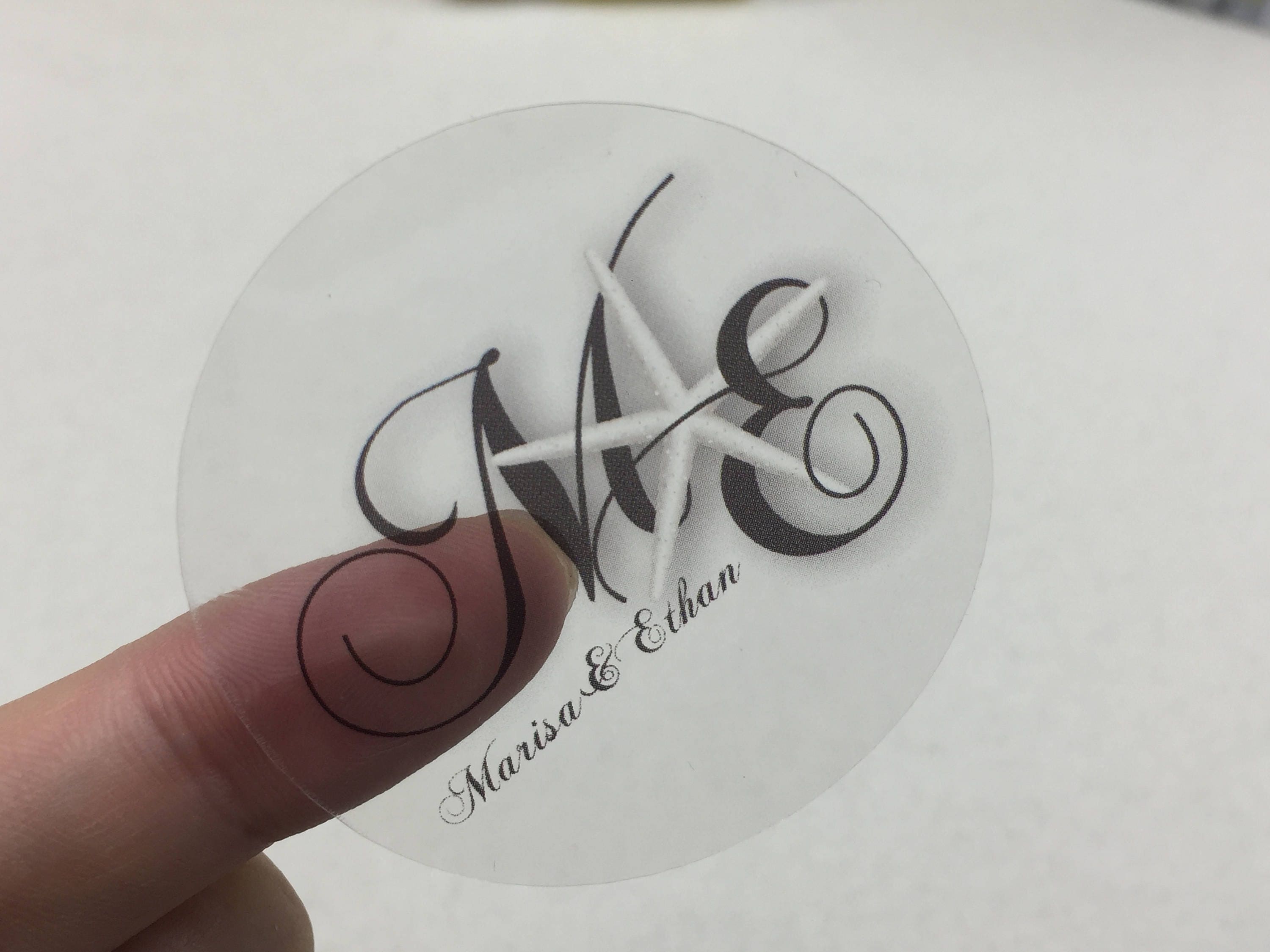 Custom clear stickers clear vinyl stickers clear labels Etsy