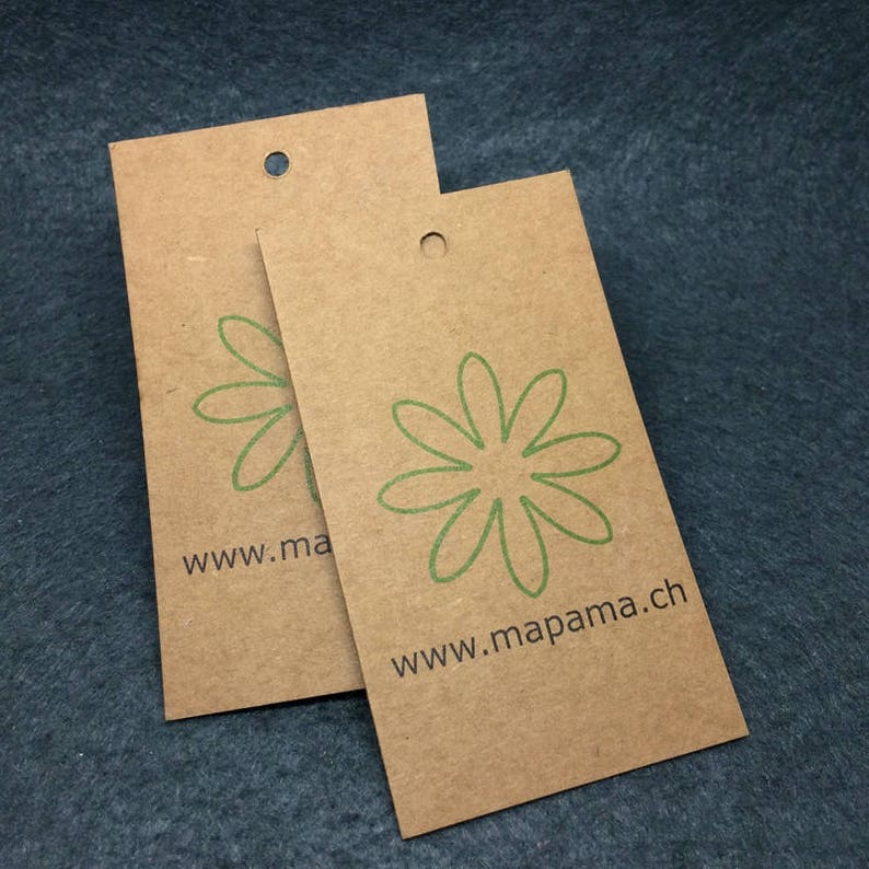 300 Custom Kraft Hang Tags Kraft Paper Hang Tags Kraft Tags | Etsy