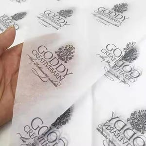 500PCS CUSTOM Tissue Paper, Custom Printed Tissue Paper, Custom Logo Tissue Paper, Personalized Tissue Paper for Gifts,  Bestseller